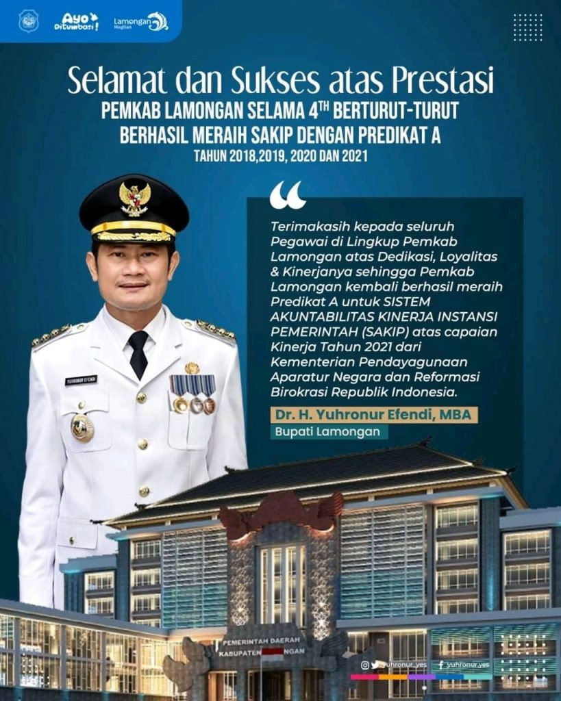 JDIH Bagian Hukum | Selamat Dan Sukses Atas Prestasi Pemkab Lamongan ...