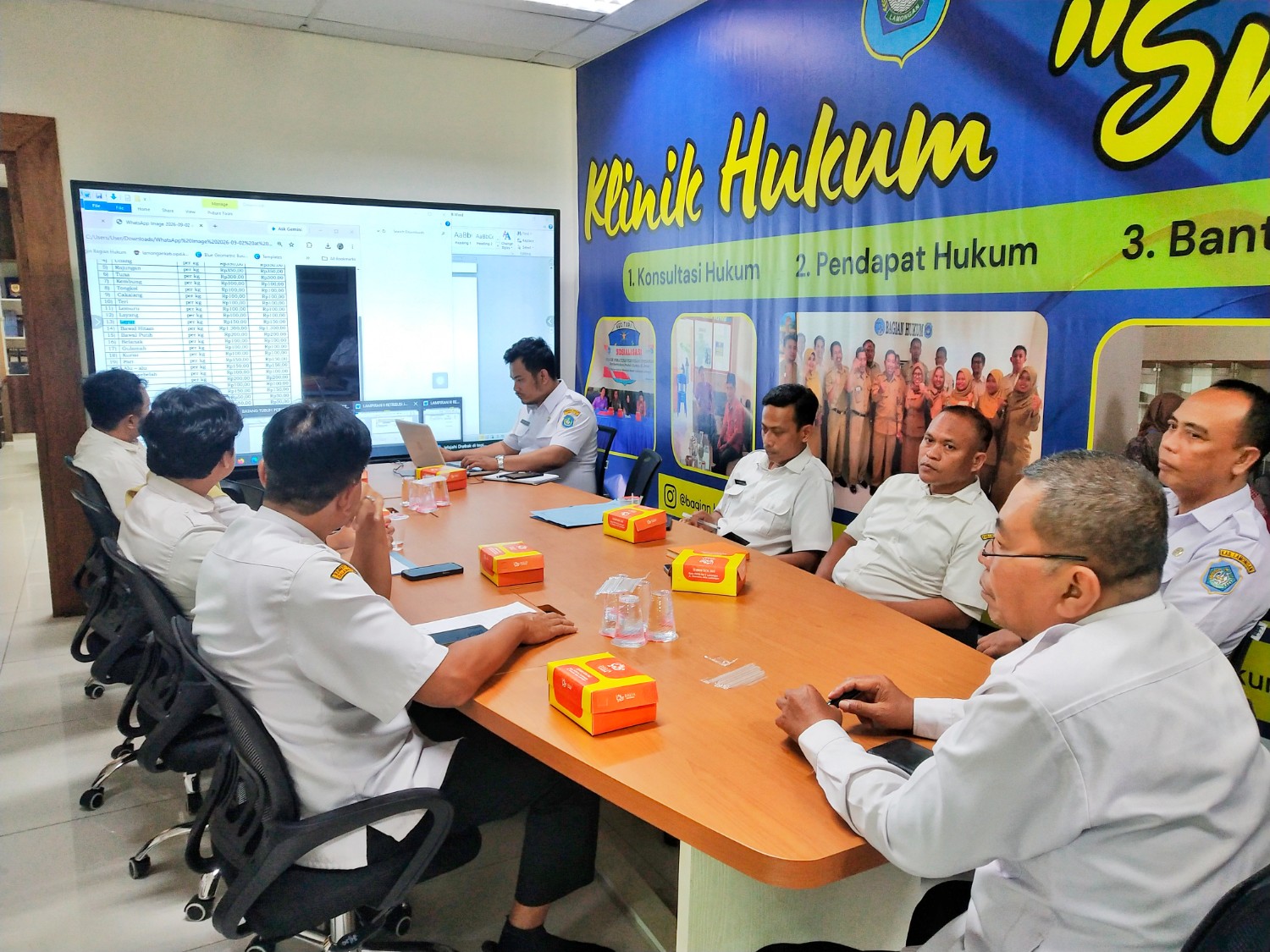 Bagian Hukum Setda Kabupaten Lamongan Laksanakan Rapat Koordinasi Pembahasan Tarif Retribusi