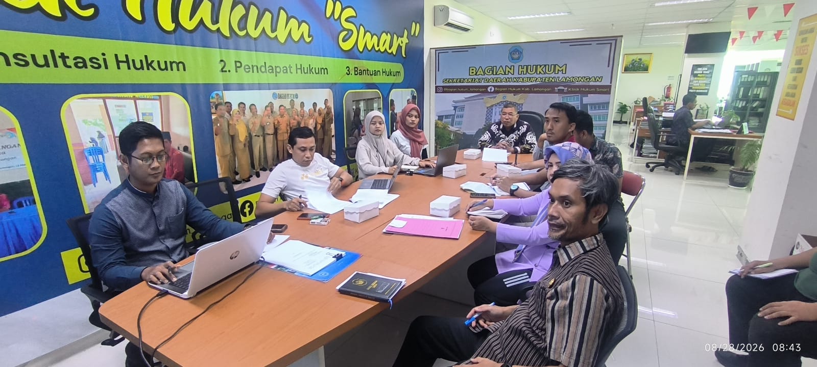 Rapat Tindak Lanjut Hasil Fasilitasi Raperda tentang Kelas Jabatan ASN di Lingkungan Pemerintah Kabupaten Lamongan